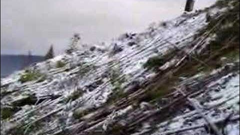 Rigging puller blowing whistles