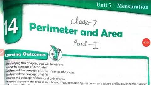 Class 7 math cbse | Chapter 14 Perimeter and Area Part 1 | mkd agrim academy