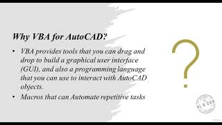AutoCAD VBA Programming - learn Other Office Productivity
