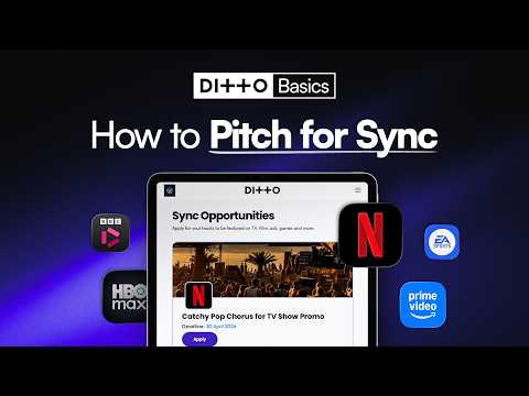 How to Pitch for Sync with Ditto Music