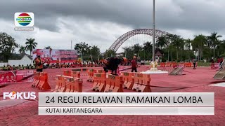 Kukar - Relawan Damkar Berlomba Ketangkasan
