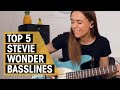 Top 5 Stevie Wonder Basslines | James Jamerson, Nathan Watts | Julia Hofer | Thomann