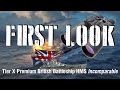 World of Warships - First Look: Tier X Premium British Battleship HMS Incomparable