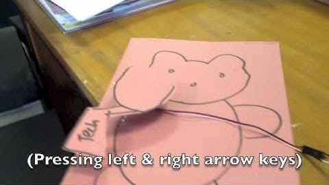 Tech Dept - Using an Arduino board & modified Scratch (S4A) to control a servo on robot teddy