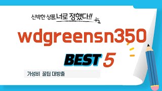 wdgreensn350 쇼핑 가이드 추천 TOP5
