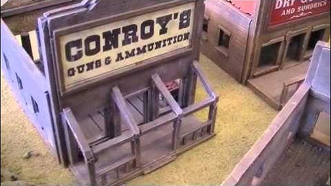 Wild West town for miniature wargaming