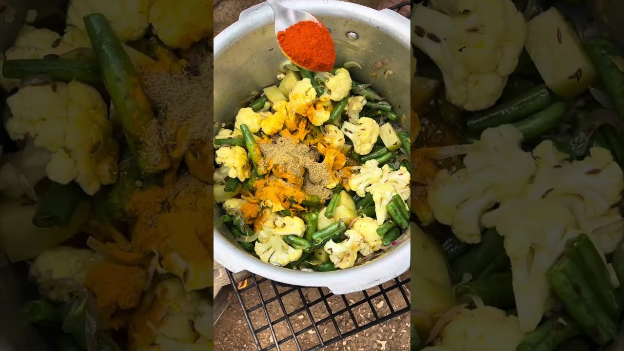 Bachelor style mix veg ka sabji #food #cooking