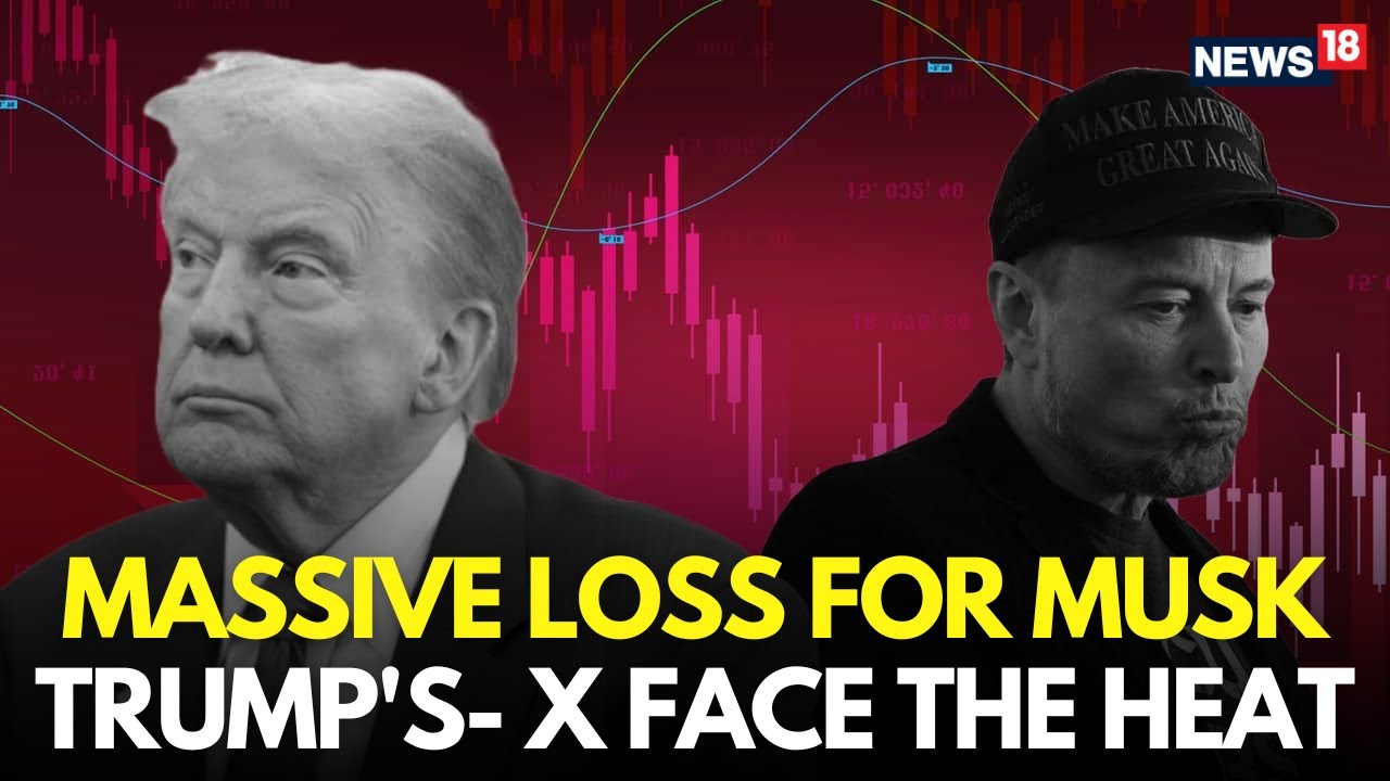 Trump Musk Fight | Tesla Share Price Crashes Up to 14% | Will Tesla Remove Musk As CEO? | N18G