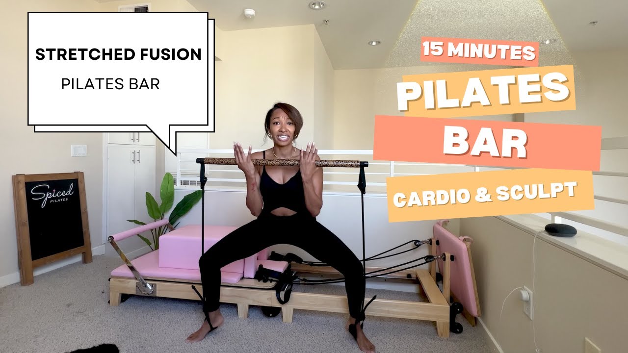 Pilates Bar Cardio Sculpt | 15 Min Workout | Stretched Fusion