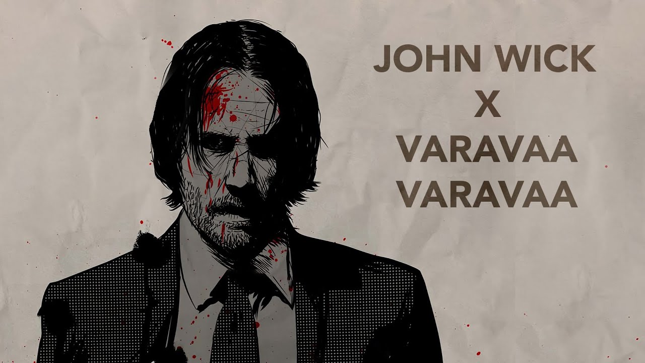JOHN WICK X VARAVA VARAVA ANIRUDH KEANU REEVES NAANUM ROWDY THAAN 4K YouTube