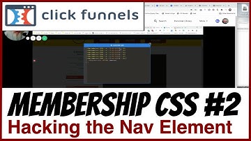 Hacking the Membership Navigation CSS