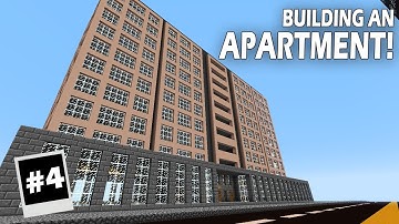 Minecraft: Building an Apartment Building - Part 4