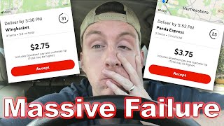 Accepting Literally Every DoorDash Order... It Didn't Last Long