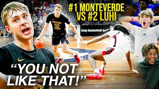 Coop DROPPED HIS A** & Told 5 Star 'He Not Like That”. #1 Montverde vs #2 Luhi In New York