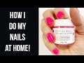 How I Do My Nails at Home // Easy Dip Nails for Beginners!