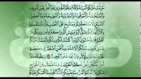 قناة طيبة الفضائية - حق التلاوة - سورة المائدة الآية (3)