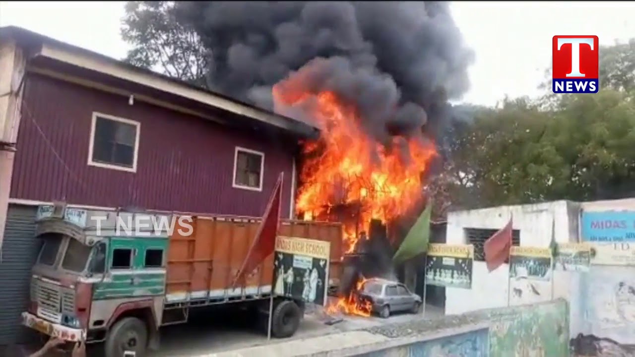 harish rao speech in kodangal Fire Accident at MJ Market | Nampally | T News Telugu