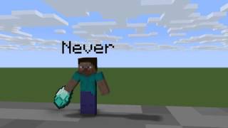 Famous Minecraft Animation: Fall Damage Wealth