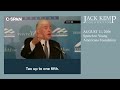 Jack kemp talks to the young americas foundation