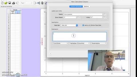 Calculated columns in Logger Pro