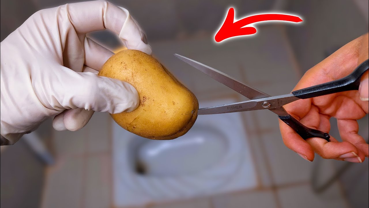 Cut Potatoes The Ultimate Surface Cleaner You Never Knew About!. { 2