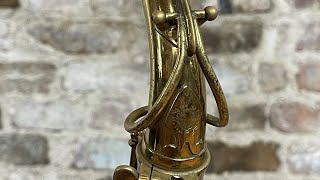 Play Teststing a Beautiful 1940 Selmer Balanced Action Alto Saxophone! www.newyorksax.com