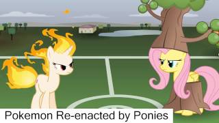 Pokemon Re-enacted by Ponies