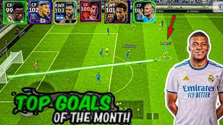BEST GOALS OF THE MONTH - eFOOTBALL 2024 mobile ⚽🥵😱