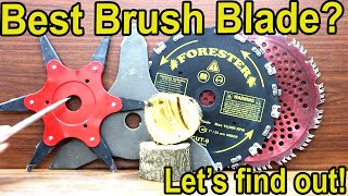 Best Brush Cutter Blade? Let's find out!  Stihl, Husqvarna, Echo, Oregon, Renegade \& Forester