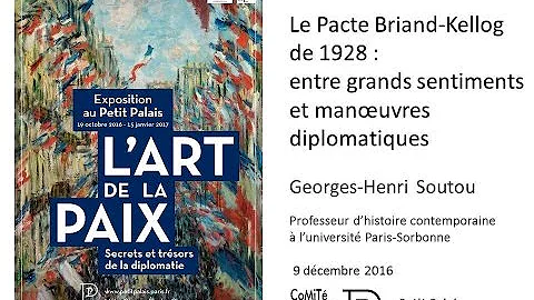 Quel est l'engagement d'Aristide Briand en faveur de la paix ?