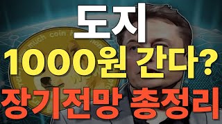도지 1,000원 간다? 장기 상승 근거 지금 공개합니다