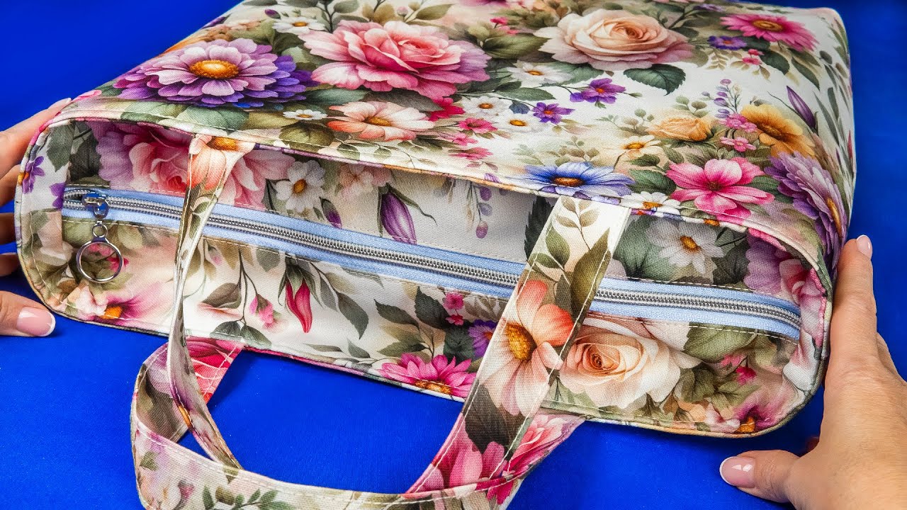 ⭐ The EASY Way to Create a DIY Stylish Shopping Bag with a Zipper. No Sewing Skills! (Part #162)