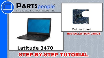 Dell Latitude 3470 (P63G001) Motherboard How-To Video Tutorial