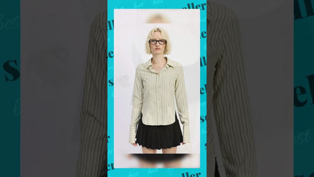 BUTTON DOWN STRIPED SHIRT