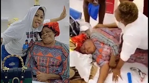 Actress Nkechi Blessing's Mother Collapse on the floor In Tears as she gifts her mother this…
