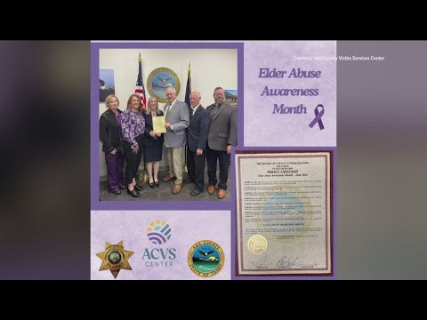 Ada County declares June as Elder Abuse Awareness Month - YouTube