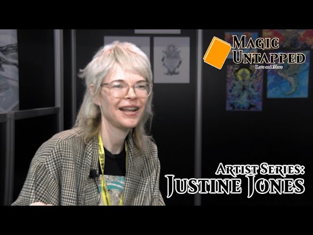 Magic artist Justine Jones talks about her favorite MTG art pieces - YouTube