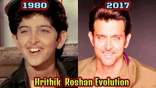Actor Hrithik Roshan Evolution (1980-2017)