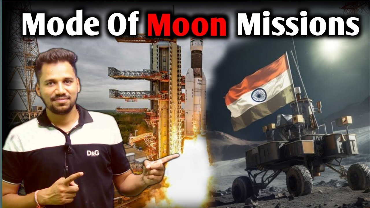 Different Modes of Moon Missions🌝✨ | How India reach on moon