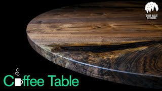 How to Build a Wood Slab Coffee Table | Woodworking Project