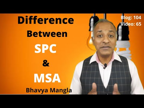 Difference between SPC and MSA / IATF 16949 | ENGLISH | Bhavya Mangla