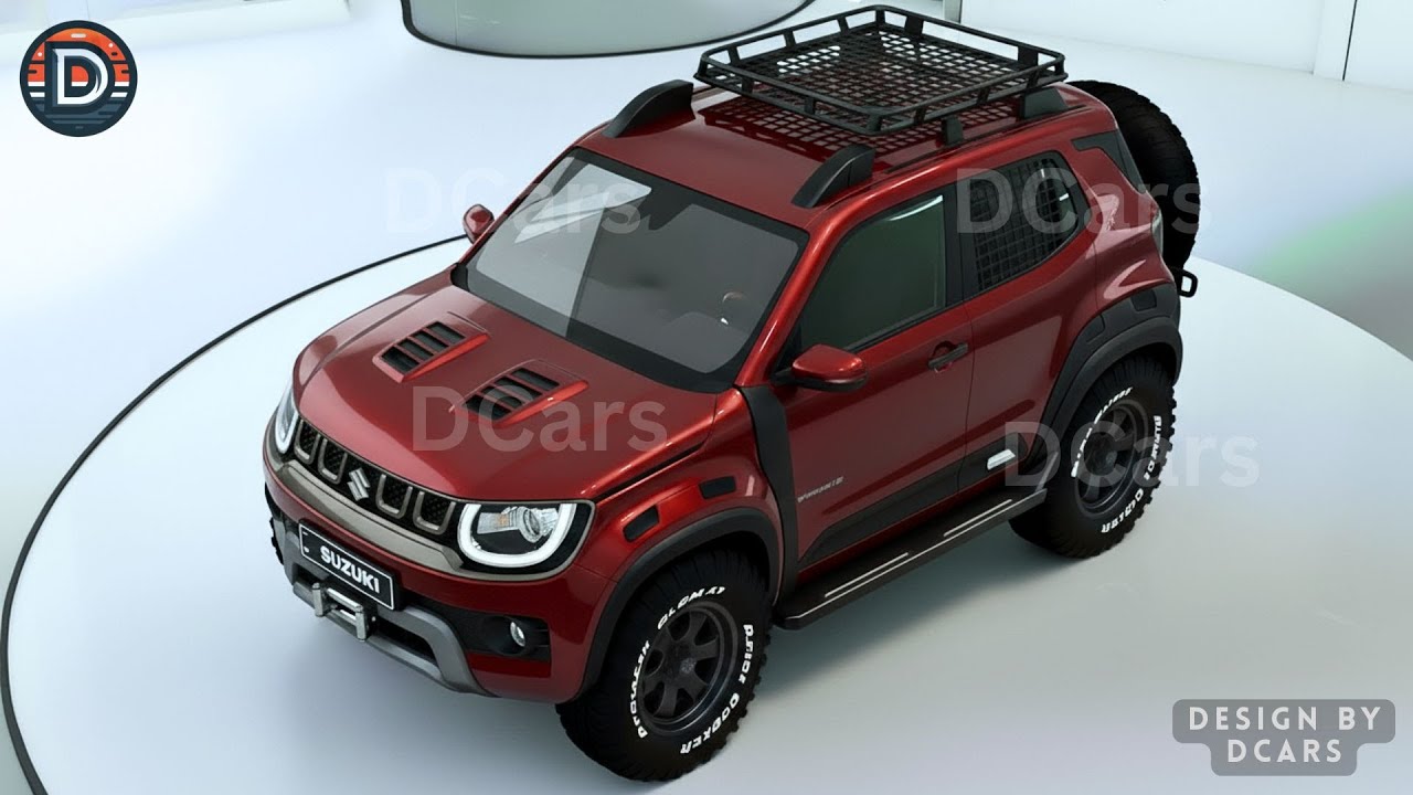 🚙⚡ Концепт Suzuki Ignis Mini Offroad 2027 года – городской автомобиль превращается в внедорожник 4x4