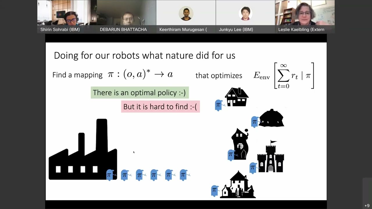 Rich Representations for Rational Robots – Leslie Pack Kaelbling MIT