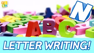 How to Write the Letter N - Uppercase Alphabet for Kids - FREE Worksheet