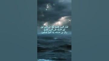 سورة البقرة اية 59 - مع صوت البحر بصوت جميل - فَبَدَّلَ الَّذِينَ ظَلَمُواْ قَوْلاً غَيْرَ الَّذِي