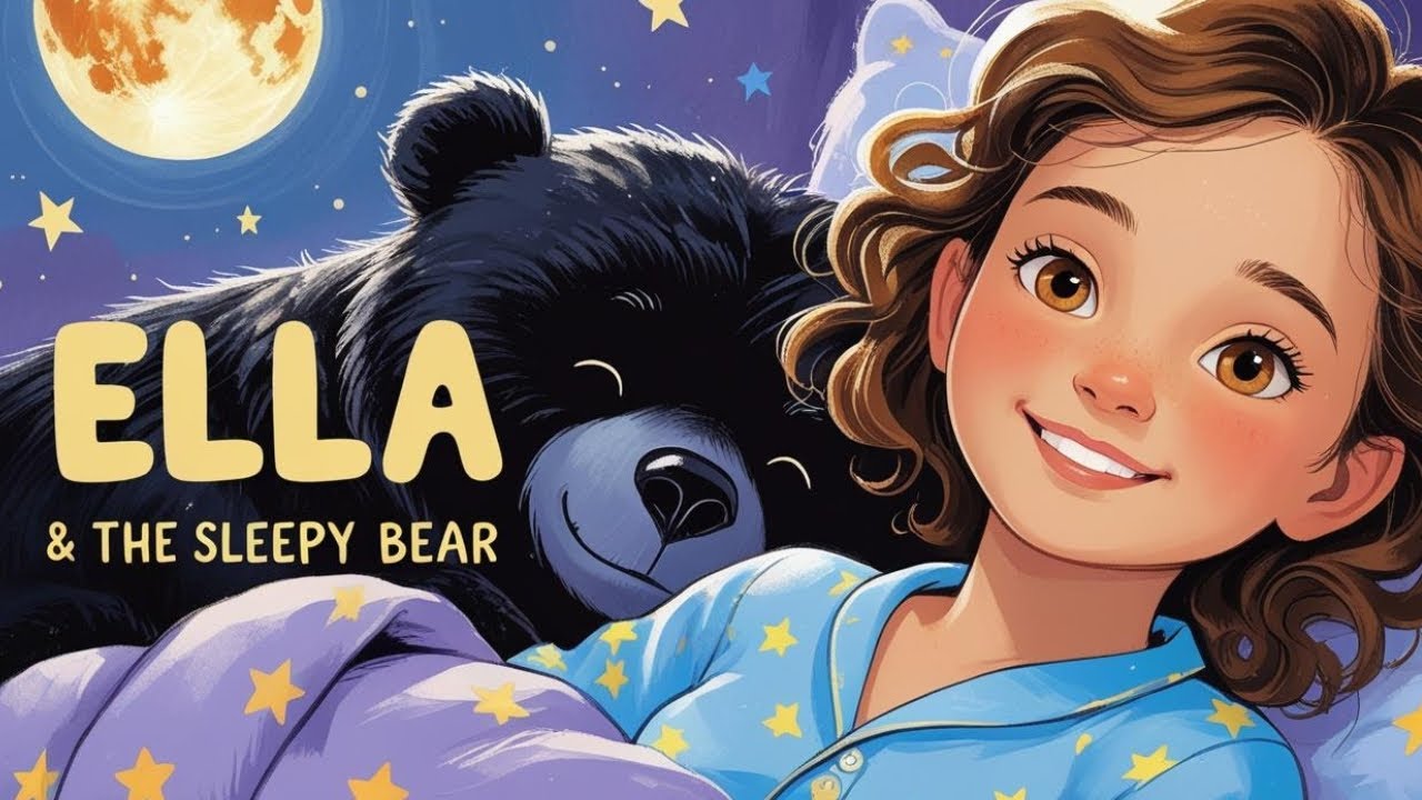 Ella and the Sleepy Bear - Bedtime Story for Kids - YouTube