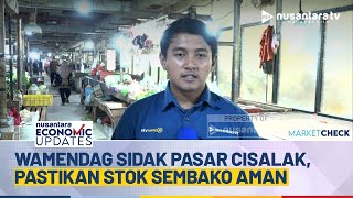Wamendag Tinjau Stok Dan Harga Bahan Pokok Di Pasar Cisalak Jelang Ramadan  Neu