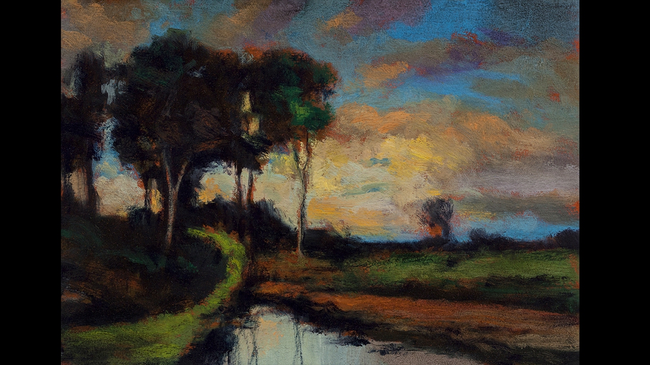 Study by M Francis McCarthy of By the River by Charles Appel