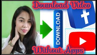 NO APPS VIDEO DOWNLOAD FROM FACEBOOK AND YOUTUBE screenshot 1