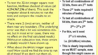 BBST Foundations Lecture 5A: The Impossibility of Complete Testing Bbst Foundations 3a Oracles